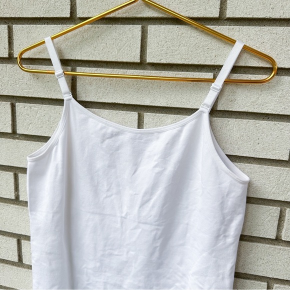 Shapermint Essentials Scoop Neck White Compression Cami Tank 4XL Plus Size - Picture 2 of 6